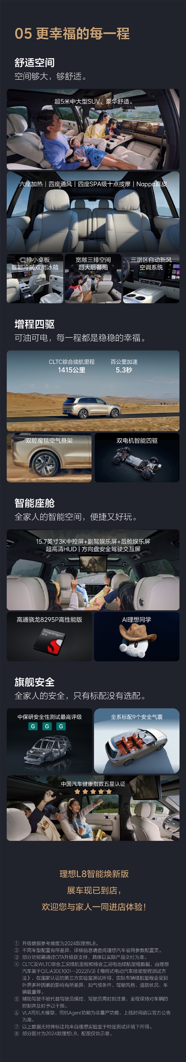 30万级六座新能源SUV标杆！一图看懂理想L8智能焕新版