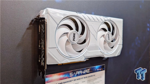 蓝宝石展出RX 9060 XT产品线：从Pulse 8GB到NITRO+ 16GB全系超频
