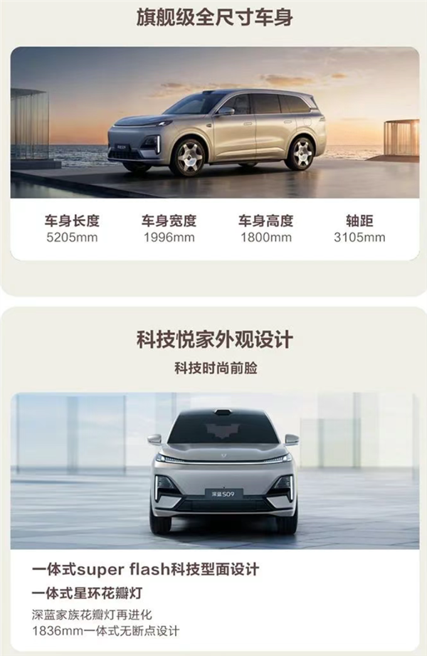 补贴价20.49万元起！深蓝S09大定订单累计突破21168辆